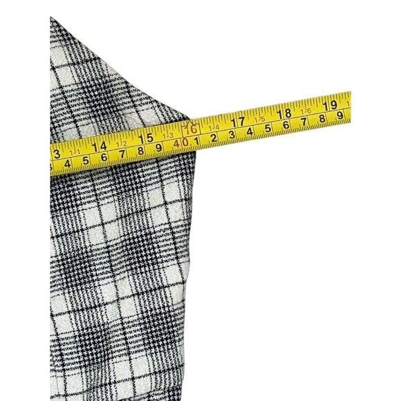 Zara TRF Collection Plaid Mini Dress Button Front Fitted Summer Casual Size S - Picture 6 of 8